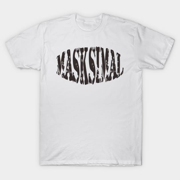 MASKSimal T-Shirt by radeckari25